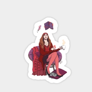 Comfy Witch Sticker